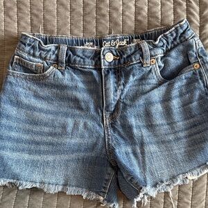 Cat & Jack Girls Frayed Hem Jean Shorts